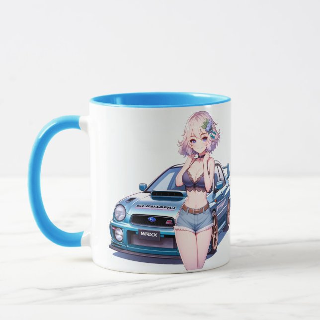 Anime Subaru WRX Tasse (Links)