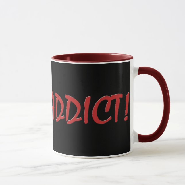 Anime-Süchtig-Witz-Tassen Tasse (Rechts)