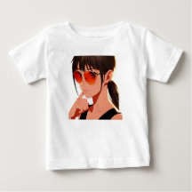Anime Sunglasses T - Shirt - Fett und spielerisch