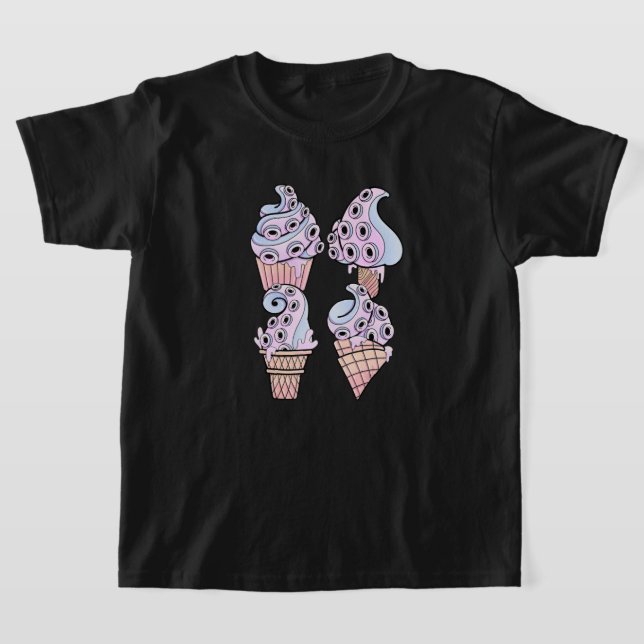 Anime Tentacle Süßigkeiten - Pastel Goth Creepy Ni T-Shirt (Ablage )