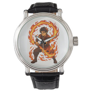 Anime themed watch armbanduhr