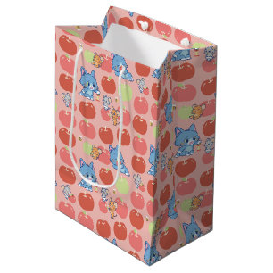 Anime Tom, Jerry und Tuffy Apple Pattern Mittlere Geschenktüte