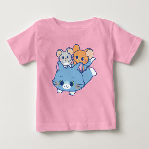 Anime Tom, Jerry und Tuffy Baby T-shirt