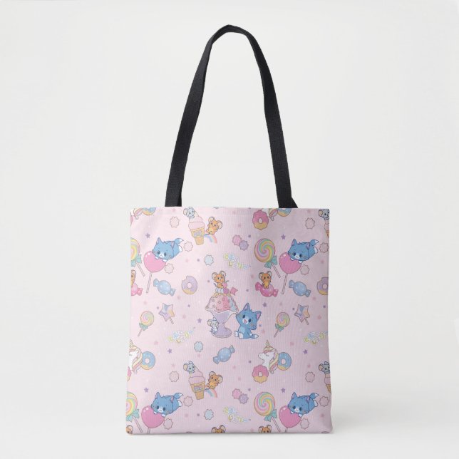 Anime Tom, Jerry und Tuffy Candyland Pattern (Vorderseite)
