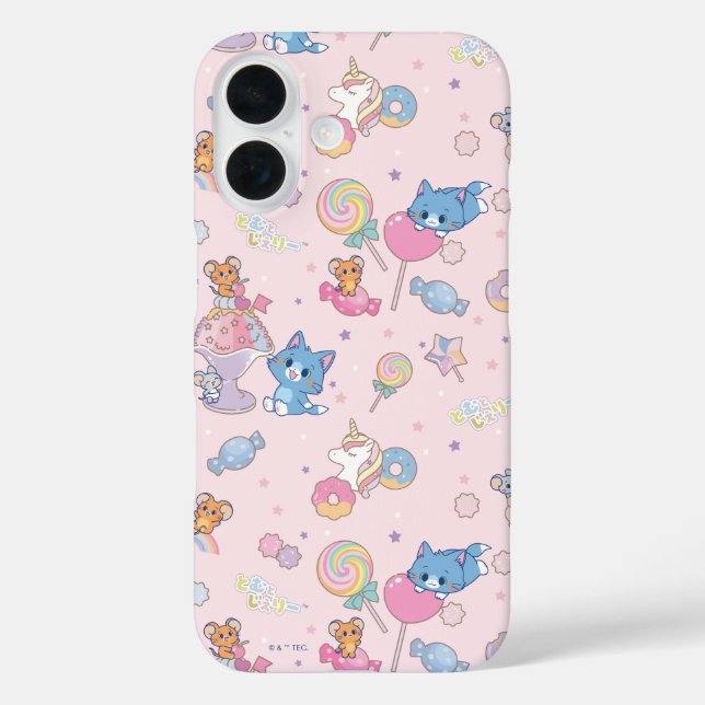 Anime Tom, Jerry und Tuffy Candyland Pattern Case-Mate iPhone Hülle (Rückseite)