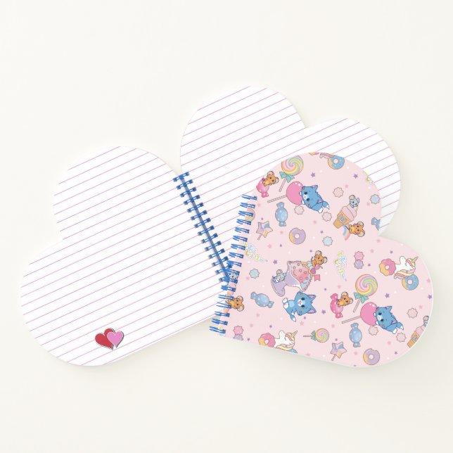 Anime Tom, Jerry und Tuffy Candyland Pattern Notizbuch (Innenseite)