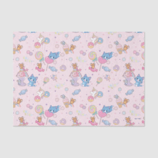 Anime Tom, Jerry und Tuffy Candyland Pattern Seidenpapier
