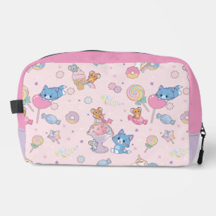 Anime Tom, Jerry und Tuffy Candyland Pattern Waschbeutel