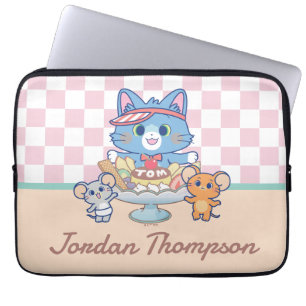 Anime Tom, Jerry und Tuffy Dessert Parlor Laptopschutzhülle