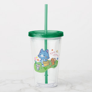 Anime Tom, Jerry und Tuffy Picnic Acryltrinkbecher