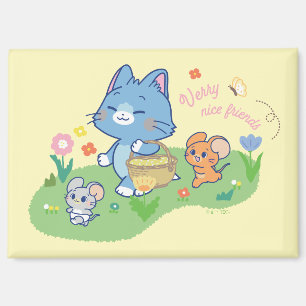 Anime Tom, Jerry und Tuffy Picnic Magnet