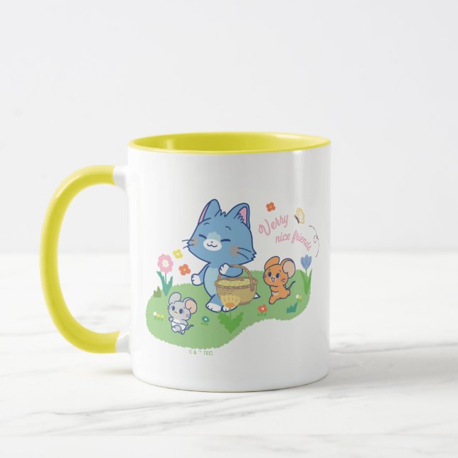 Anime Tom, Jerry und Tuffy Picnic Tasse (Links)