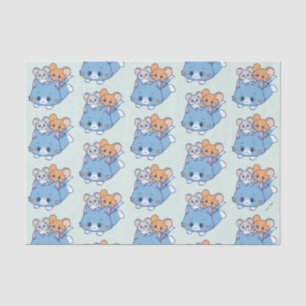 Anime Tom, Jerry und Tuffy Seidenpapier
