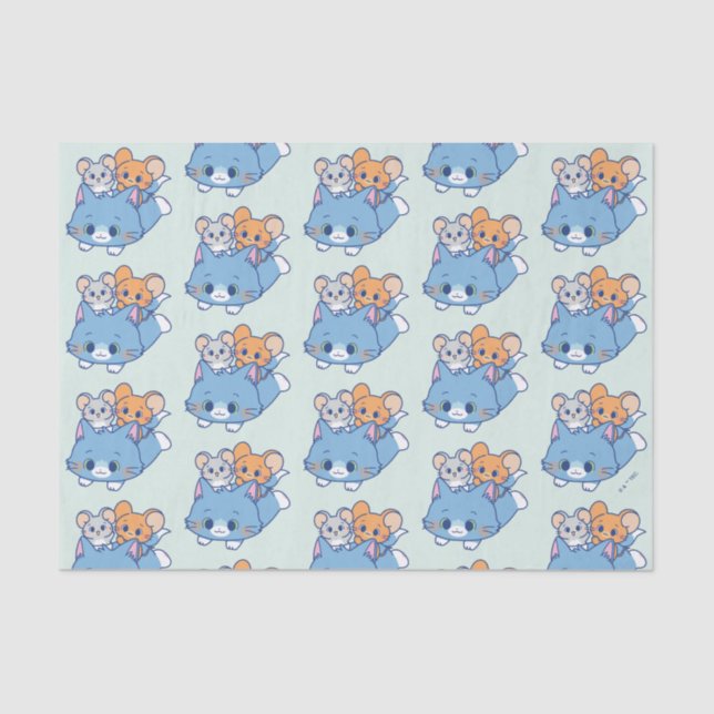 Anime Tom, Jerry und Tuffy Seidenpapier (Vorderseite)