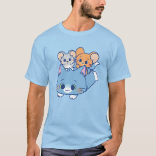 Anime Tom, Jerry und Tuffy T-Shirt