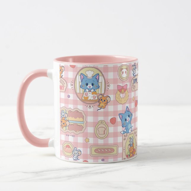 Anime Tom und Jerry Bakery Pattern Tasse (Links)