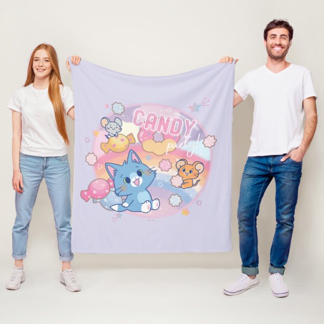 Anime Tom und Jerry Candy Party Fleecedecke (Beispiel)