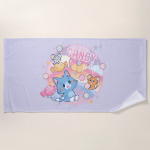 Anime Tom und Jerry Candy Party Strandtuch
