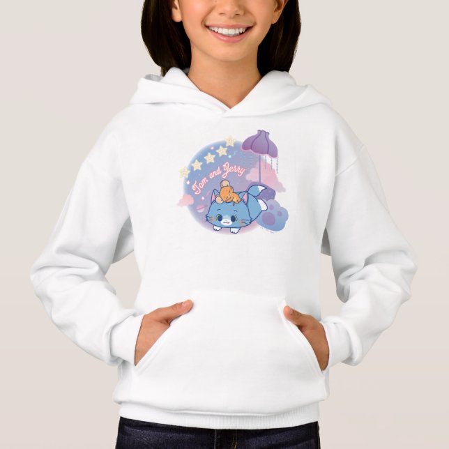 Anime Tom und Jerry Dreamy Nights Hoodie (Vorderseite)
