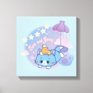 Anime Tom und Jerry Dreamy Nights Leinwanddruck