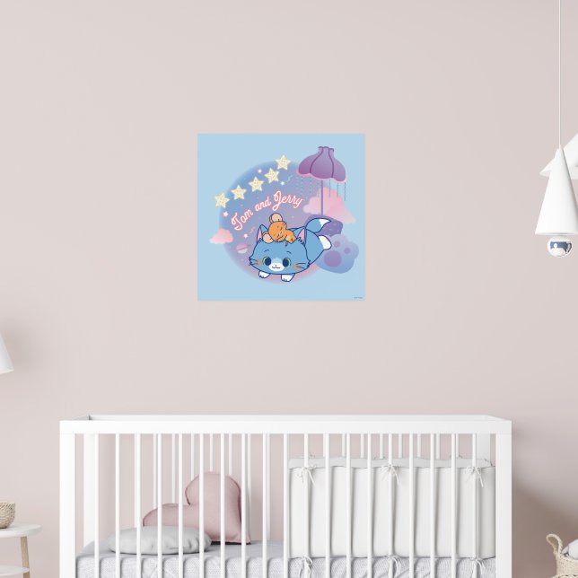 Anime Tom und Jerry Dreamy Nights Poster (Kinderzimmer 2)