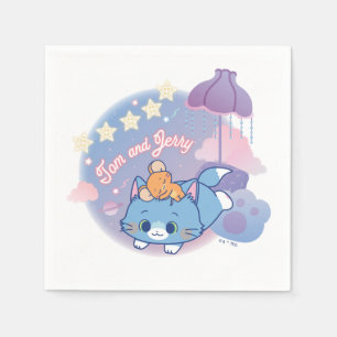 Anime Tom und Jerry Dreamy Nights Serviette