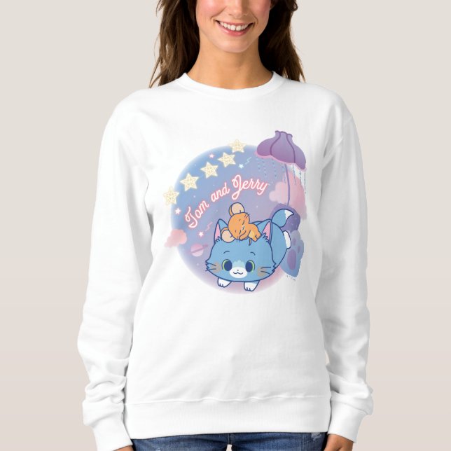 Anime Tom und Jerry Dreamy Nights Sweatshirt (Vorderseite)