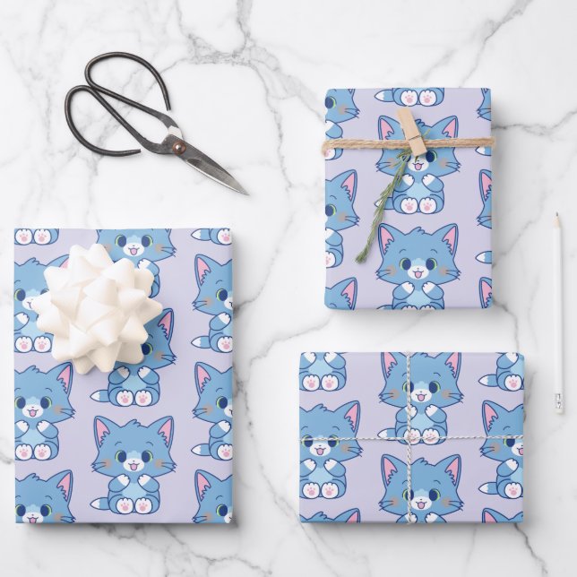 Anime Tom und Jerry - Tom Geschenkpapier Set (Vorderseite)