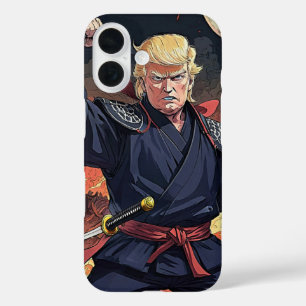 Anime Trump - Fist erhoben iPhone 16 Hülle