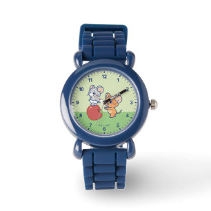 Anime Tuffy und Jerry Apple Rolling Armbanduhr