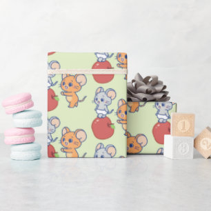 Anime Tuffy und Jerry Apple Rolling Geschenkpapier