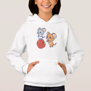 Anime Tuffy und Jerry Apple Rolling Hoodie