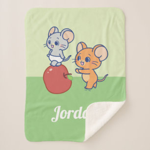 Anime Tuffy und Jerry Apple Rolling Sherpadecke