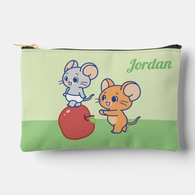 Anime Tuffy und Jerry Apple Rolling Zubehörtasche (Vorderseite)