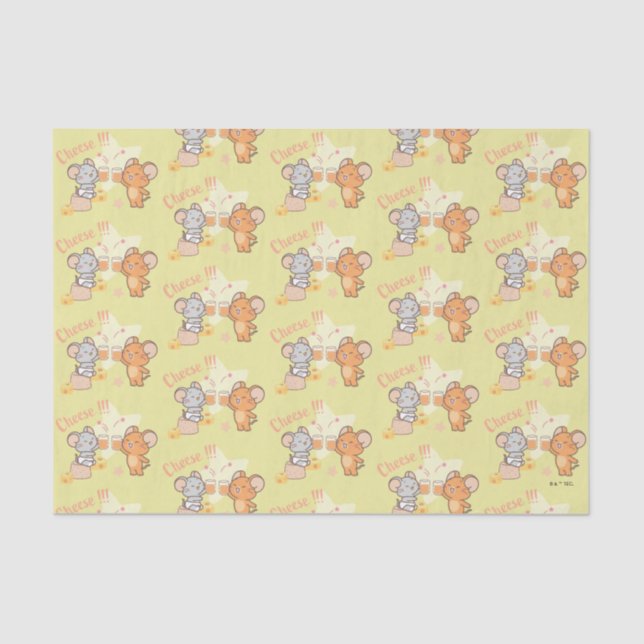 Anime Tuffy und Jerry Cheers zu Käse Seidenpapier (Vorderseite)