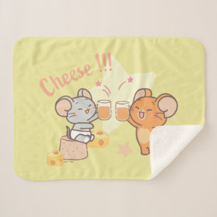 Anime Tuffy und Jerry Cheers zu Käse Sherpadecke