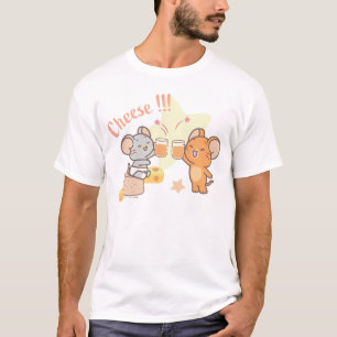 Anime Tuffy und Jerry Cheers zu Käse T-Shirt
