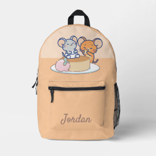 Anime Tuffy und Jerry Cheesecake Bedruckter Rucksack