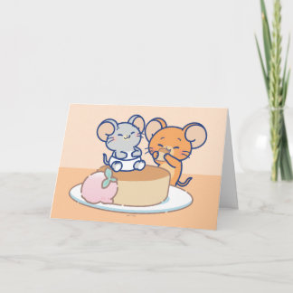 Anime Tuffy und Jerry Cheesecake Karte