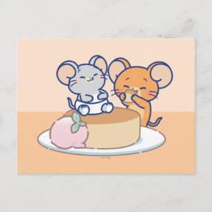 Anime Tuffy und Jerry Cheesecake Postkarte