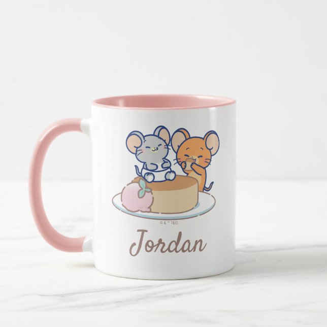 Anime Tuffy und Jerry Cheesecake Tasse (Links)