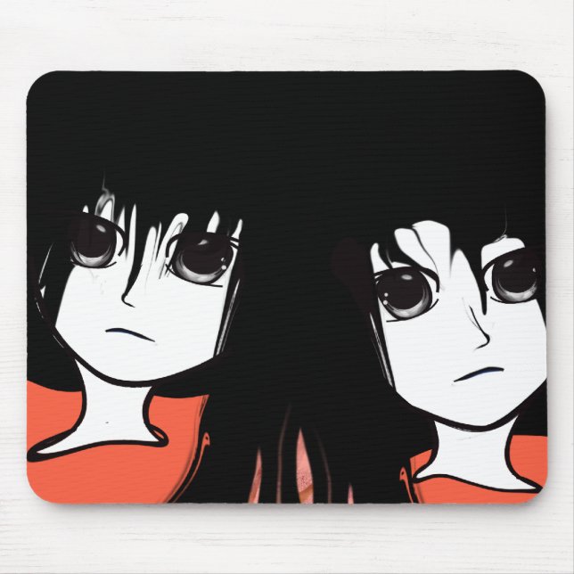 Anime Twins Mousepad (Vorne)