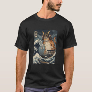 Anime Ukiyo-e Japanische Vintage Krieger Samurai K T-Shirt