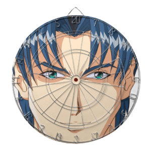 Anime und Manga Faces Dartscheibe
