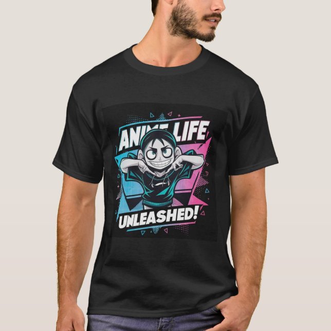 Anime Unleashed Graphic T - Shirt (Vorderseite)