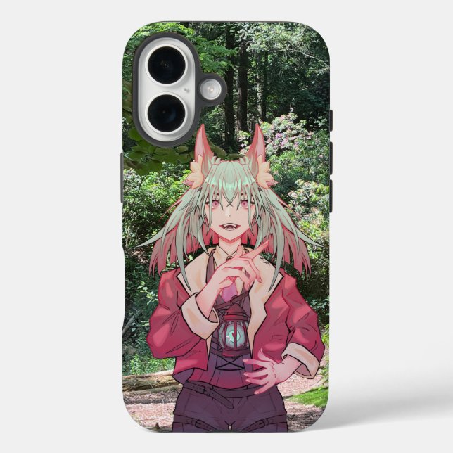 Anime v Tuber, VTuber, Forrest picture  Case-Mate iPhone Hülle (Rückseite)