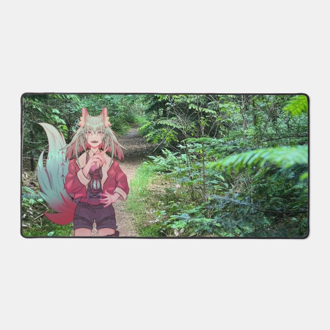 Anime, V Tuber VTuber, Forrest  Schreibtischunterlage (Vorderseite)