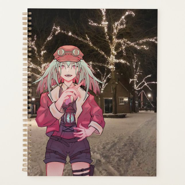 Anime, V Tuber VTuber, snow in the dark Planer (Vorderseite)