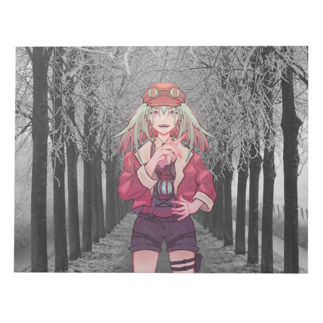 Anime, V Tuber, VTuber winter Notizblock (Vorderseite)