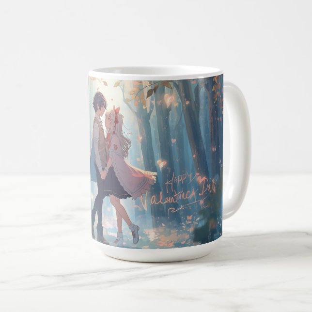 Anime Valentine Mug Kaffeetasse (VorderseiteRechts)